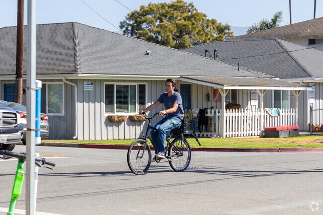Ride your bike to the beach in Isla Vista.