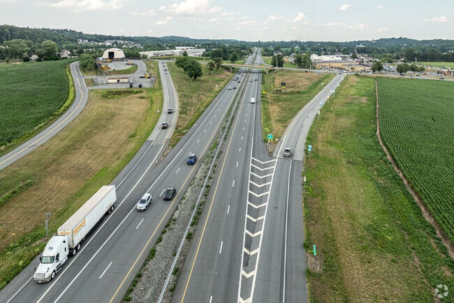 Rt 30 runs through Oyster Point connecting Philadelphia with Pittsburgh.