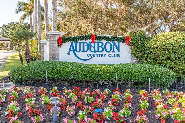 Audobon Country Club boasts pristine and colorful landscaping.