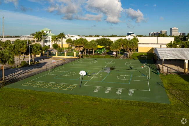 Westward Elementary Basketball courts are open to students.