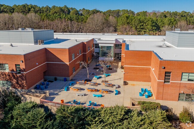 Raleigh, NC's Centennial Campus Magnet Middle School serves children in grades 6-8.