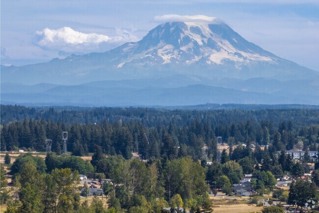 North Yelm offers amazing views of Mount Rainier throughout the year.