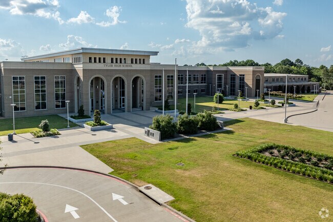 Tyler High School serves 9th through 12th grades.