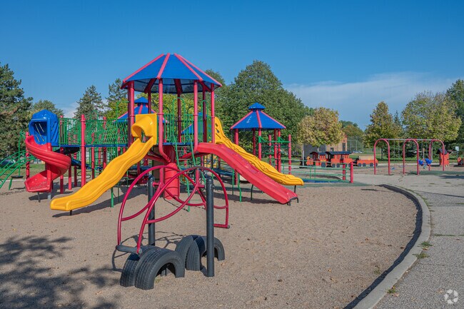 Harrison Park has an amazing playground for kids to enjoy.