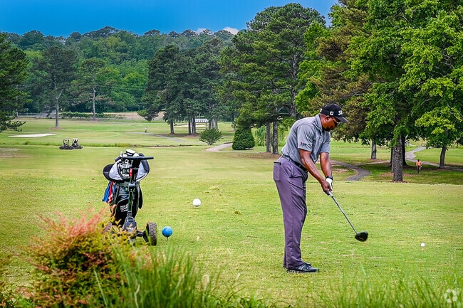 Enjoy a few rounds of golf on the Augusta of Birmingham Alabama. Located outside Penfield Park.