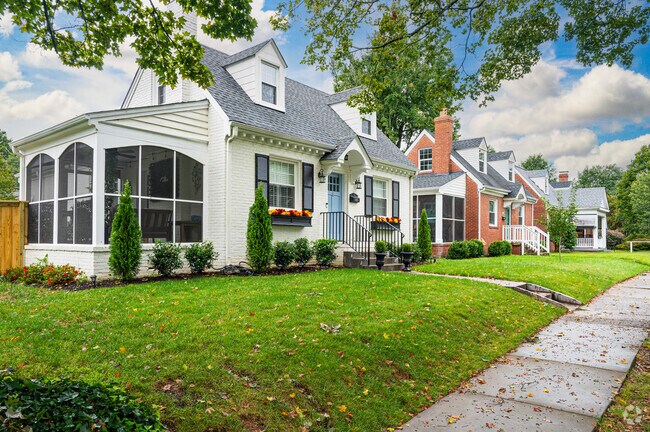A row of beautiful Cape Cod-style homes in Stadium.