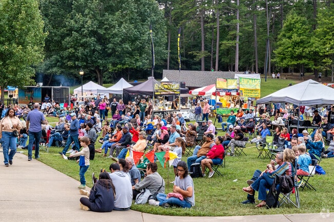 Summer outdoor concerts are a popular past time at Freedom Park.
