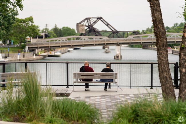 Many enjoy the peaceful views of the canal in Tonawanda, New York.