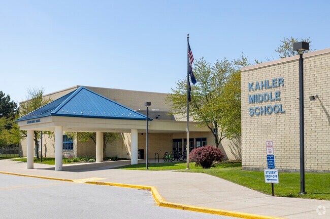 Kahler Middle School in Dyer, IN has been teaching since 1908.