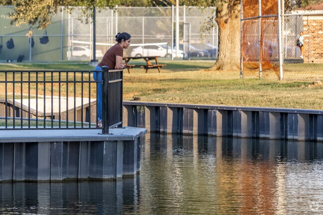 Port Acres locals go to C. Doornbos Park for peaceful, after-work relaxation.
