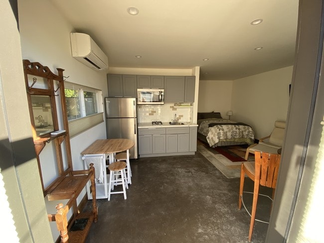 looking in to studio