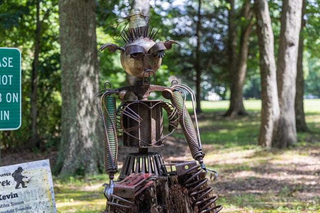 Your visit to Juliustown Park won't be the same if you don't visit Kevin the Troll.