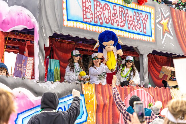 The Irish-Italian Parade rolls through Bonnabel Place each year.