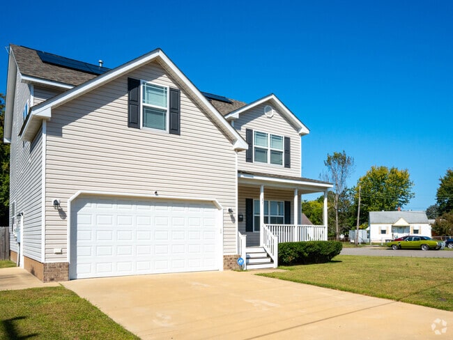 Traditional style homes with front porches can be found in Old North Hampton.