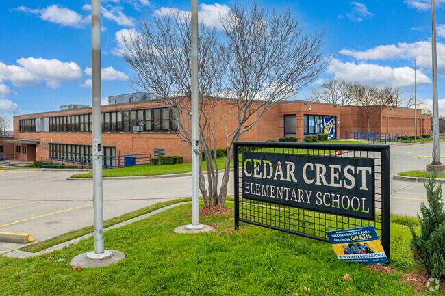 Cedar Crest Elementary in Dallas, TX.