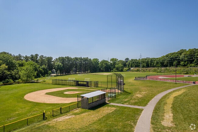 DeFazio Park baseball fields in Needham are well-maintained throughout the year.