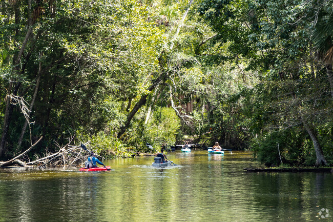 Near Oak Village at Sugarmill Woods, spend a lazy day kayaking.