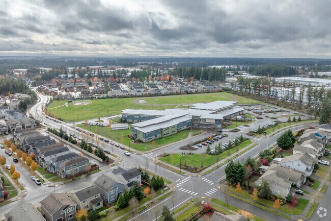 Salish Middle School serves the Edgewater students in the Lacey area of Washington.