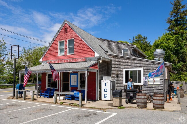 Grab your everyday provisions at Pleasant Lake General Store in East Harwich.