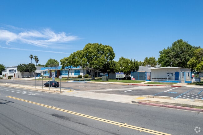 A street view of Meridian Elementary School located in El Cajon.