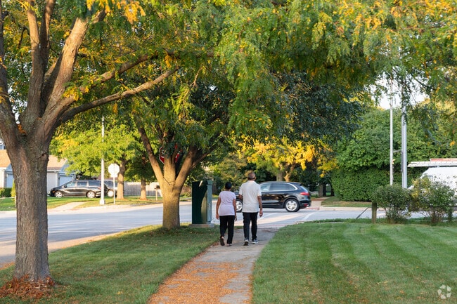 The neighborhood of Hickory Oaks is lined with mostly mature trees.