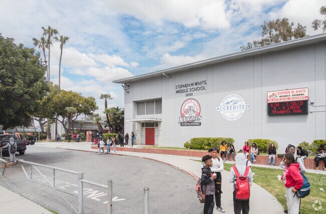 The Stephen M. White Middle School is in Carson California.