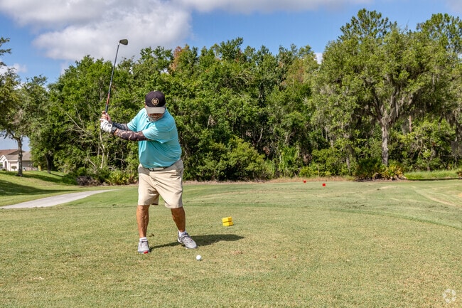 Tee times are a way of life at the Lexington Oaks Golf Club, right in the heart of the community.