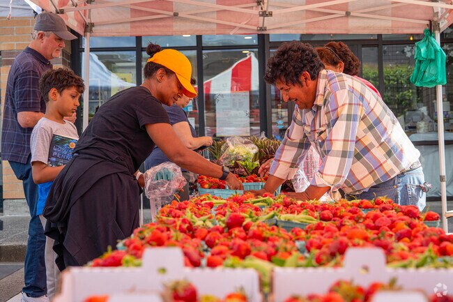 Pick up the seasons first harvest of local strawberries at Bethany Spring Market in May.
