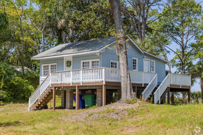 Folly Beach has charming tree shaded bungalow style homes close to the ocean.