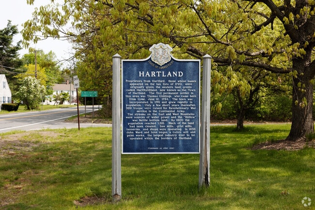 Hartland offers the very best of small town living.