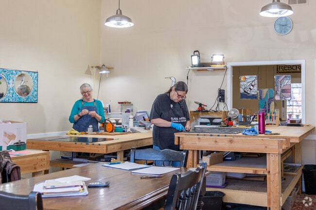 Locals get glass work done at Victorian Stained Glass in Old Town Orcutt.