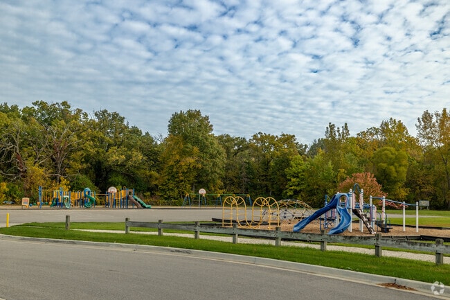 North Elementary School playground is for all the kids at recess to enjoy being outside.