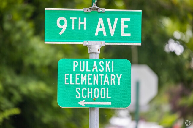 You're getting close to Pulaski Road School in East Northport.