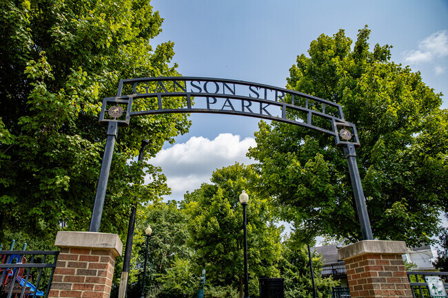Ganson Street Park is a small neighborhood pocket park in northwest Jackson.