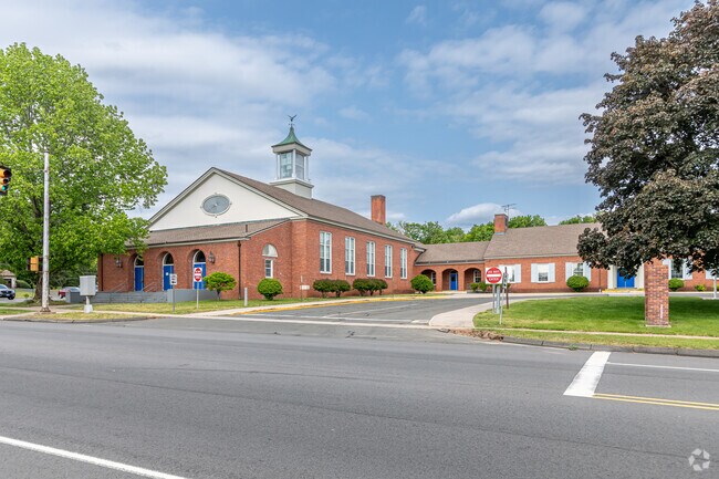 Poquonock Elementary School in West Windsor is home to younger students in Pre-K through 2nd grade.