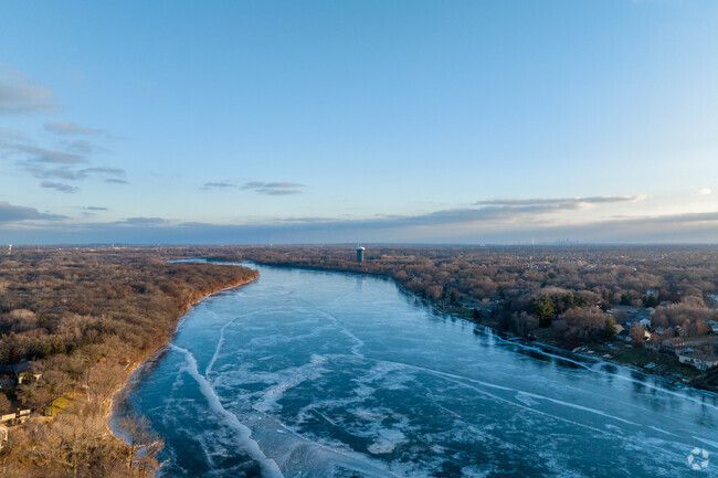 Coon Rapids Borders the Mississippi River.