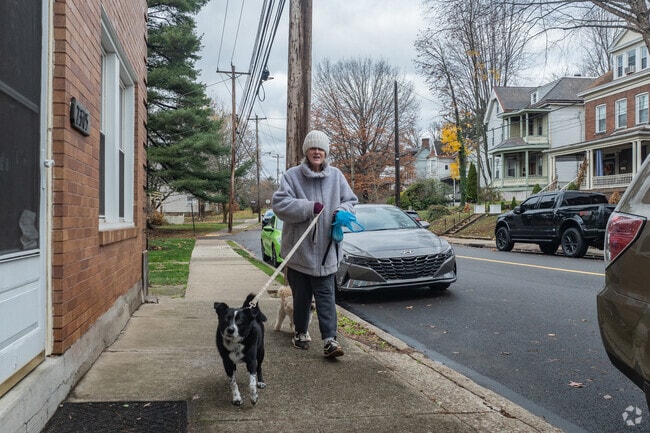 Residents enjoy walking the sidewalks of Ben Avon.