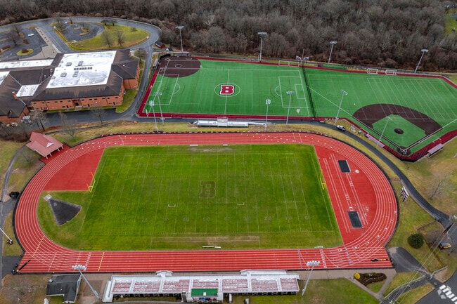 Bethel High School at 300 Whittlesey Drive in Bethel, CT.