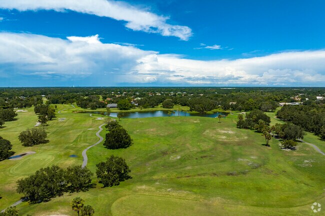 The Golf Club at River Wilderness has an 18 hole course for Parrish locals to hit the green.