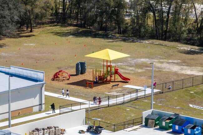 Woodward Avenue Elementary School offers several outdoor play areas for DeLand students.