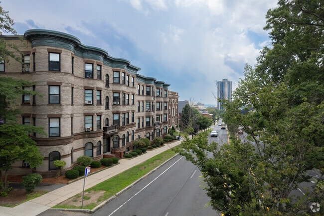 Six Corners contains many different home styles, including apartment complexes.