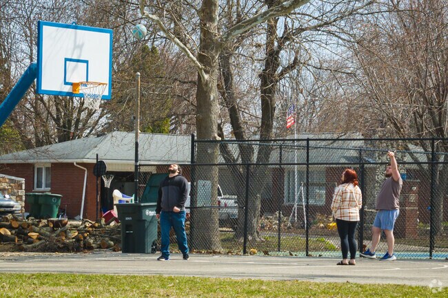 Northview residents can practice their jump shot at nearby Halteman Park.