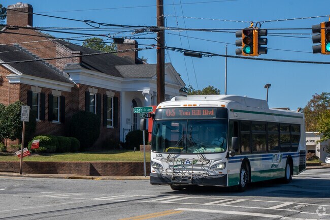Transit runs through Ingleside Historic District, allowing neighbors to commute easily.