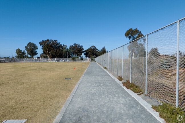 A look at the running path at Innovation Middle School.