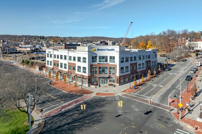 Bristol Health has a nice, new, medical center in the center of Downtown Bristol.