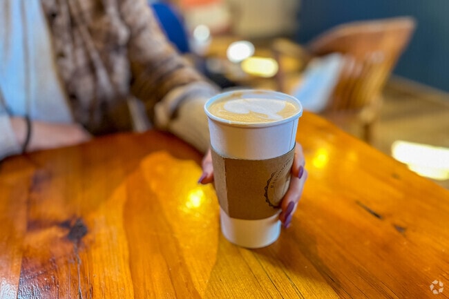 Enjoy a signature latte from Ragamuffins in St. Albans.