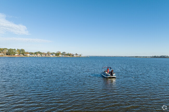 A group of Millsboro friends enjoys a day out on Indian River Bay.