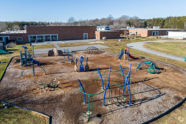 Piney Grove Elementary has a lot of run for fun and exercise during recess.