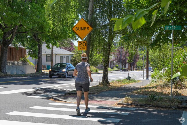 Residents enjoy jogging throughout the safe streets in the Lincoln neighborhood.