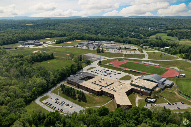 Four of the five schools in the Minisink Valley Central School district sit on one large campus.